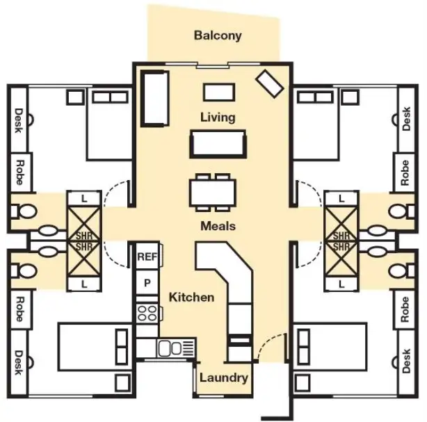 Floorplan of Homely apartment listing, Address available on request