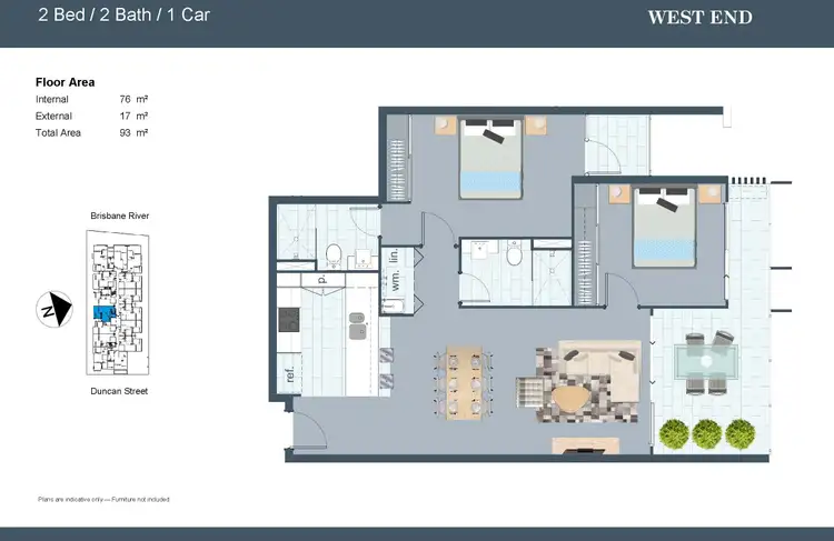 Floorplan of Homely apartment listing, ID:21147522/25 Duncan Street, West End QLD 4101