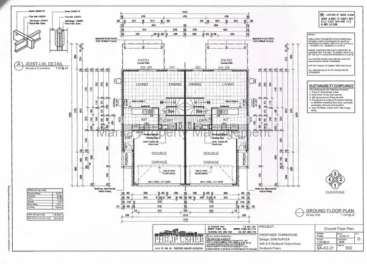 Floorplan of Homely townhouse listing, ID:21150856/12 Kimberley Close, Redbank Plains QLD 4301
