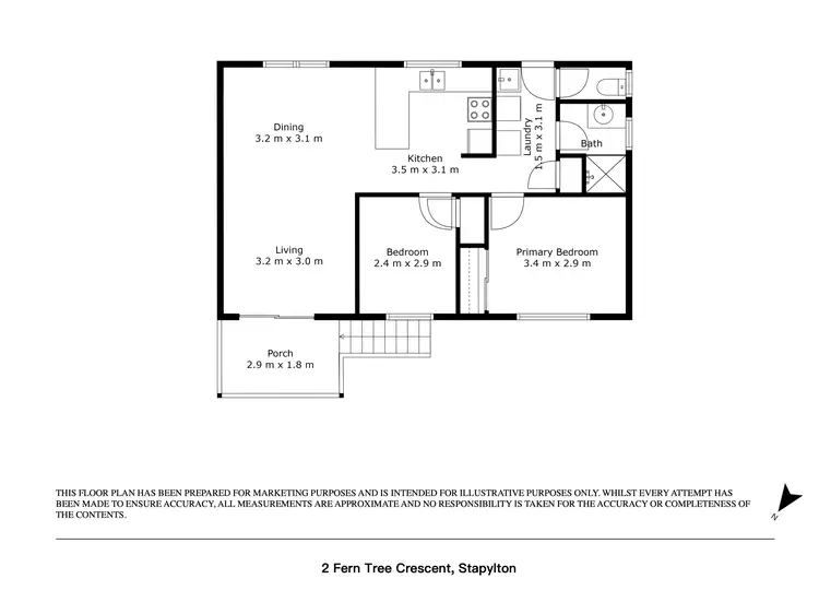 Floorplan of Homely house listing, 2 Fern Tree Crescent, Stapylton QLD 4207