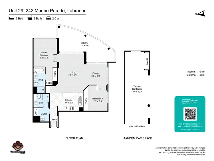 Floorplan of Homely apartment listing, ID:21150642/242 Marine Parade, Labrador QLD 4215