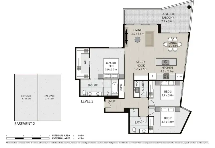 Floorplan of Homely apartment listing, ID:21151347/60 Jefferson Lane, Palm Beach QLD 4221