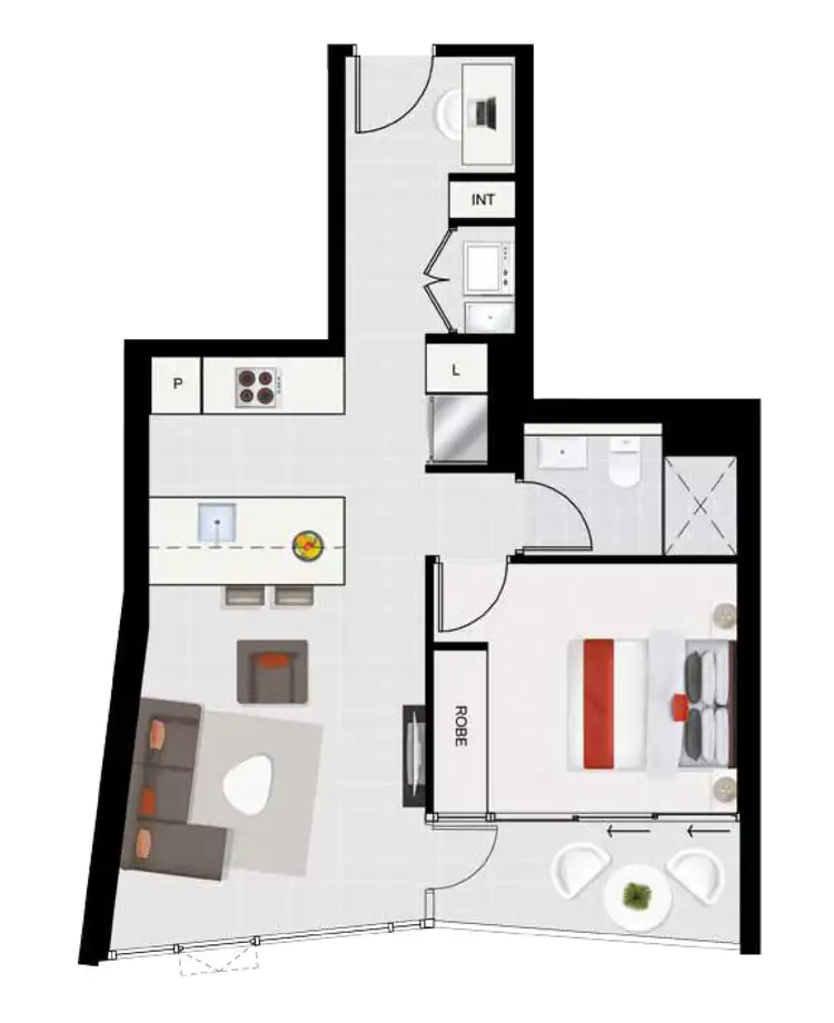 Floorplan of Homely apartment listing, ID:21151395/24 Stratton Street, Newstead QLD 4006
