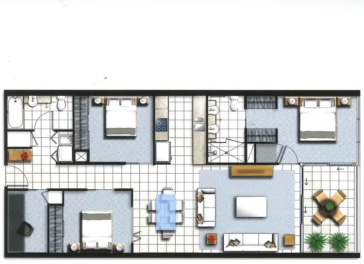 Floorplan of Homely unit listing, ID:21151910/19 Imperial Parade, Labrador QLD 4215