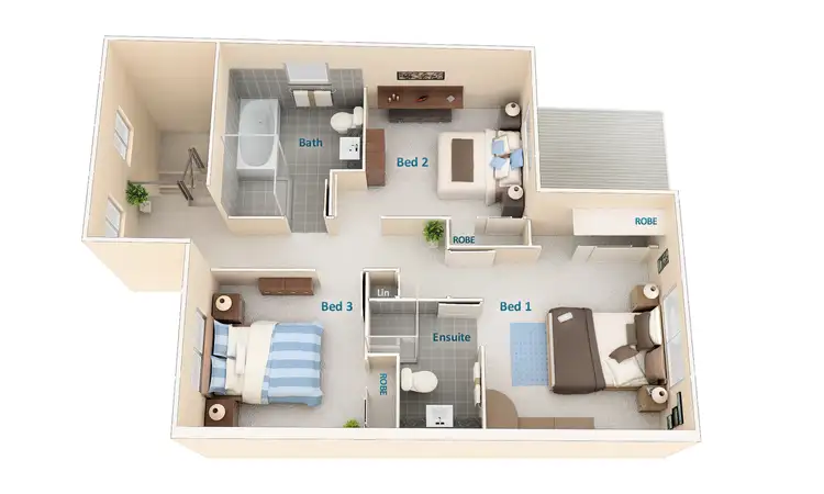 Floorplan of Homely townhouse listing, 51 / 12 Singh Street, Wynnum West QLD 4178