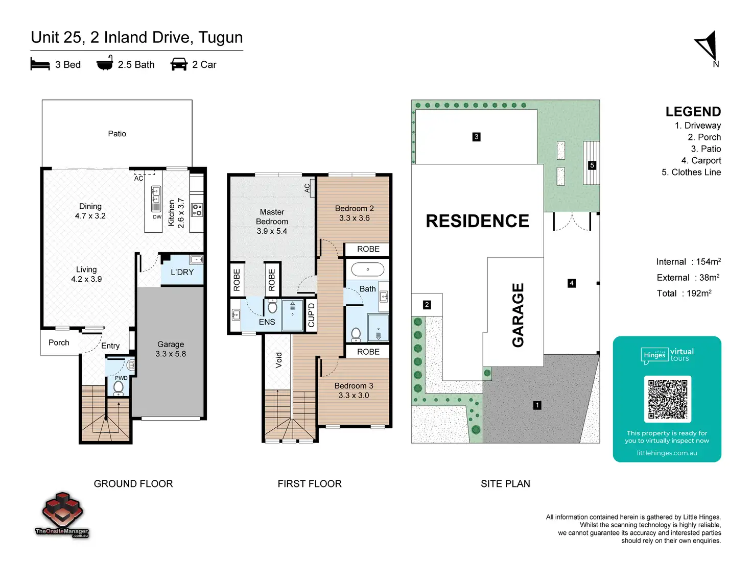Floorplan of Homely townhouse listing, 025/2 Inland Drive, Tugun QLD 4224
