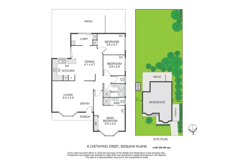 Floorplan of Homely house listing, 8 Chetwynd Street, Redbank Plains QLD 4301