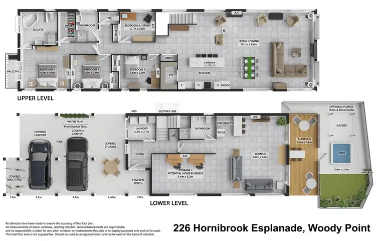 Floorplan of Homely house listing, 226 Hornibrook Esplanade, Woody Point QLD 4019