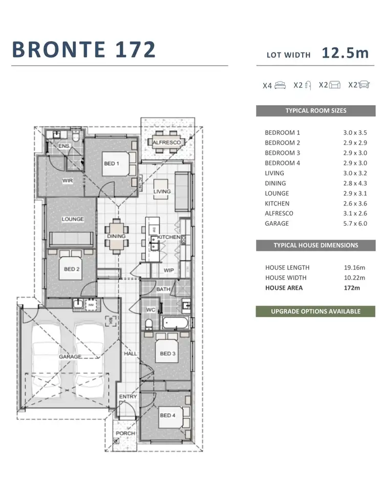 Floorplan of Homely house listing, 8 Jordan Close, Slacks Creek QLD 4127