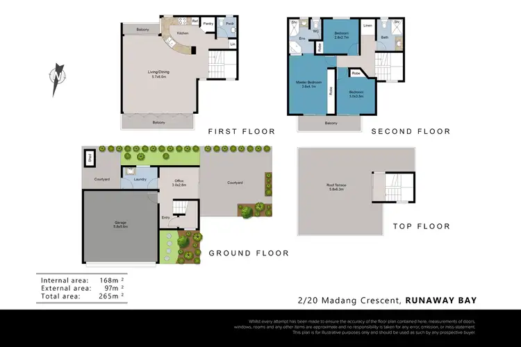 Floorplan of Homely townhouse listing, ID:21153564/20 Madang Crescent, Runaway Bay QLD 4216