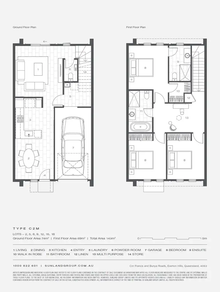 Floorplan of Homely townhouse listing, ID:21153682/120 Bunya Road, Everton Hills QLD 4053