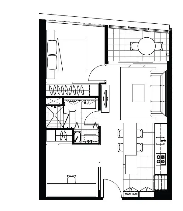 Floorplan of Homely apartment listing, 08/12 Cunningham Street, Newstead QLD 4006