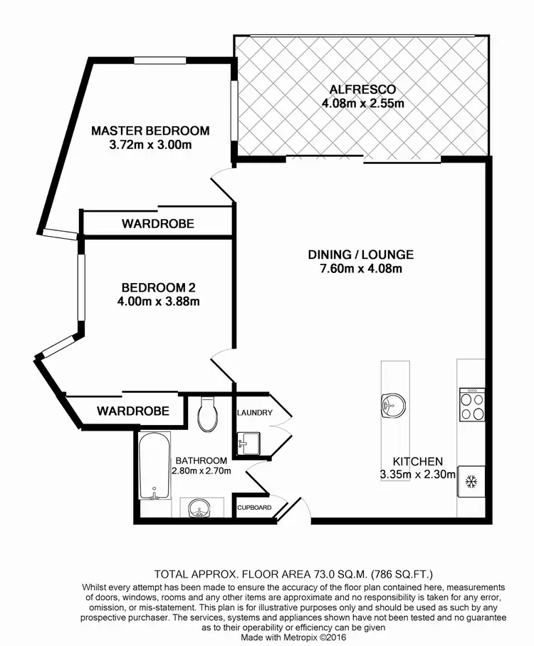 Floorplan of Homely apartment listing, ID:21153717/2 Harbour Road, Hamilton QLD 4007