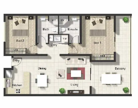 Floorplan of Homely apartment listing, ID:21147693/521-525 Varley Street, Yorkeys Knob QLD 4878