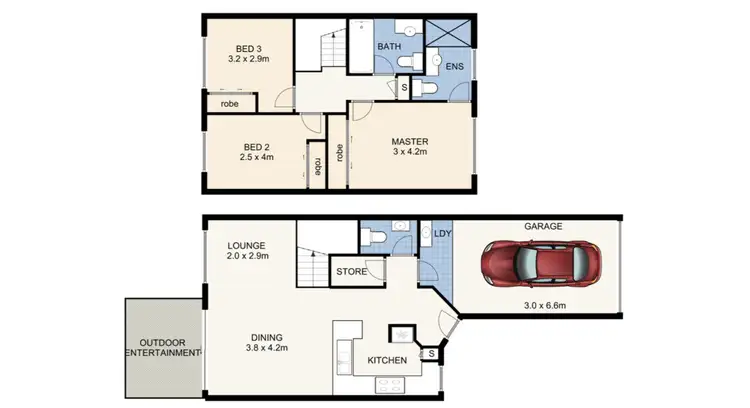 Floorplan of Homely townhouse listing, ID:21153729/8-12 Peter Court, Sunnybank Hills QLD 4109