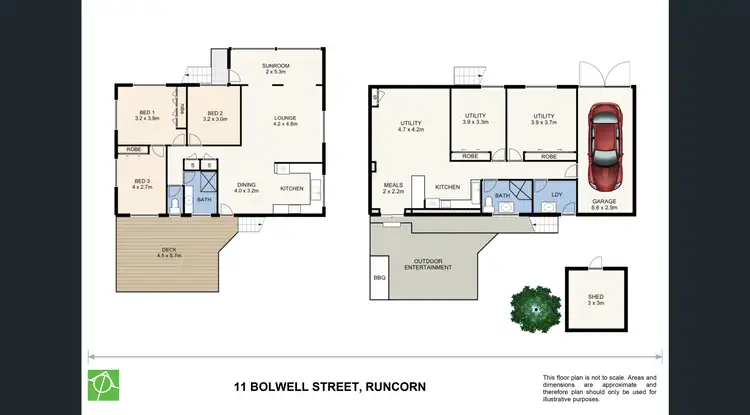 Floorplan of Homely house listing, 11B Bolwell Street, Runcorn QLD 4113