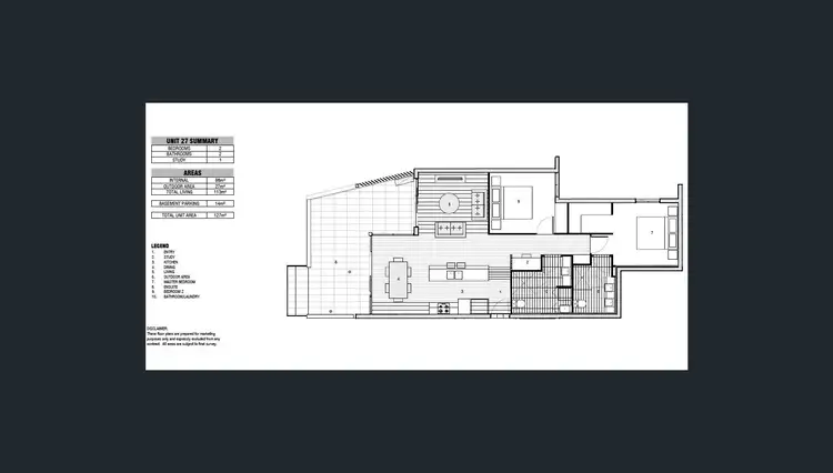 Floorplan of Homely apartment listing, ID:21154333/56 Bellevue Terrace, St Lucia QLD 4067