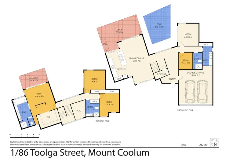 Floorplan of Homely house listing, 86 Toolga Street, Yaroomba QLD 4573