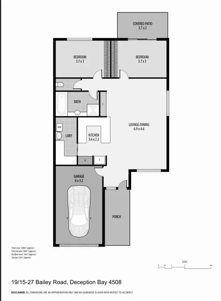 Floorplan of Homely unit listing, 15-27 Bailey Road, Deception Bay QLD 4508