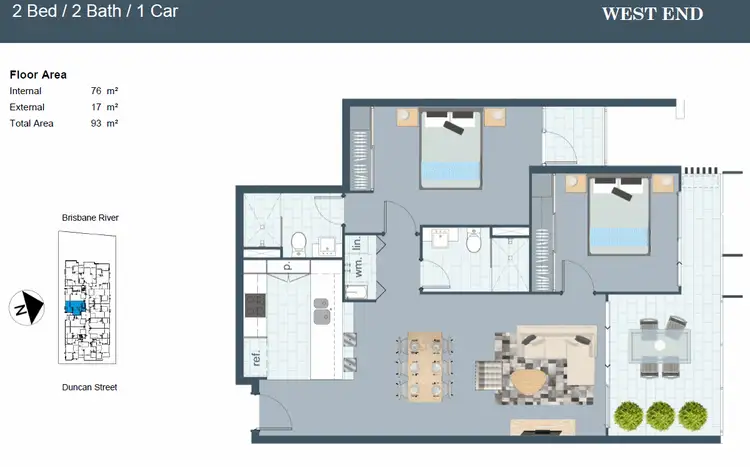 Floorplan of Homely apartment listing, ID:21154586/25 Duncan Street, West End QLD 4101