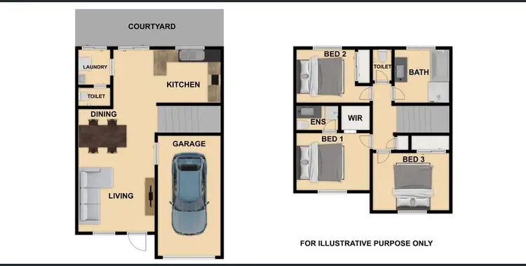 Floorplan of Homely townhouse listing, ID:21154789/10 McEwan Street, Richlands QLD 4077