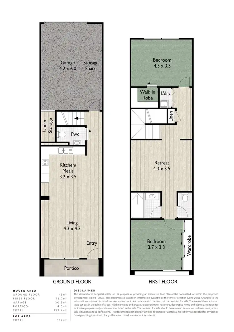 Floorplan of Homely townhouse listing, 79/25 The Corso, North Lakes QLD 4509