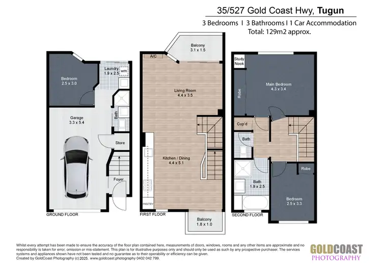 Floorplan of Homely townhouse listing, ID:21154859/527 Gold Coast Highway, Tugun QLD 4224