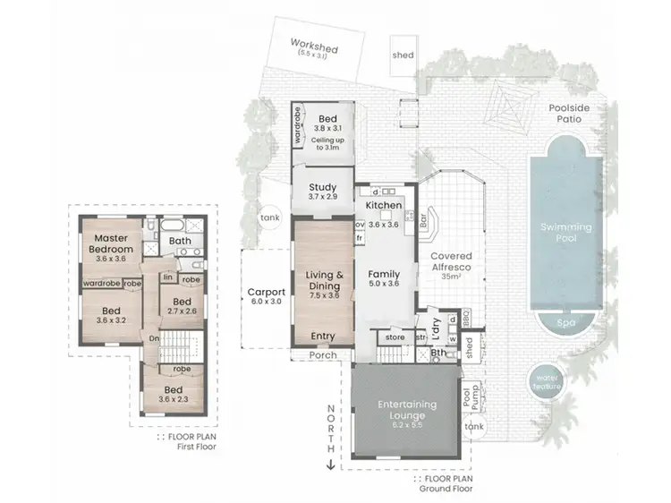 Floorplan of Homely house listing, 5 Lakkari Street, Eight Mile Plains QLD 4113