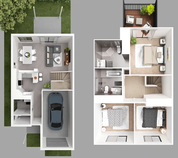Floorplan of Homely townhouse listing, ID:21155035/61 Sean Street, Boondall QLD 4034