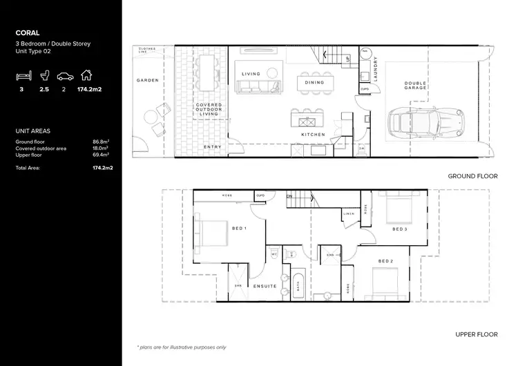 Floorplan of Homely townhouse listing, ID:21155192/1A Regatta Boulevard, Wurtulla QLD 4575