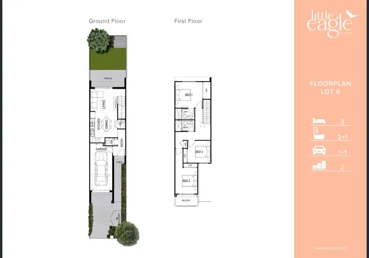 Floorplan of Homely townhouse listing, ID:21155794/61 Railway Parade, Nudgee QLD 4014