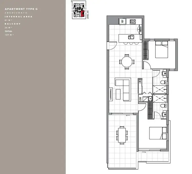 Floorplan of Homely unit listing, ID:21156001/9 Chelmsford Avenue, Lutwyche QLD 4030