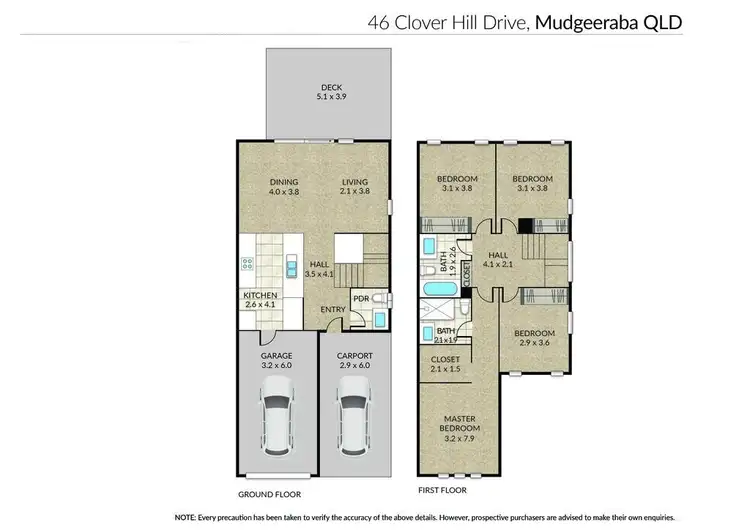 Floorplan of Homely townhouse listing, 16/46 Clover Hill Drive, Mudgeeraba QLD 4213