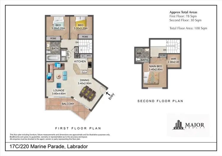 Floorplan of Homely unit listing, ID:21152862/220 Marine Parade, Labrador QLD 4215