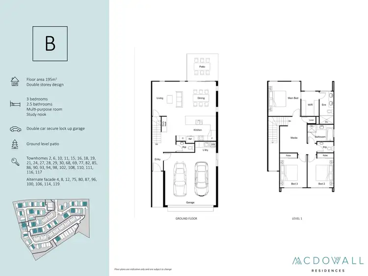Floorplan of Homely townhouse listing, ID:21156712/1044 Hamilton Road, Mcdowall QLD 4053