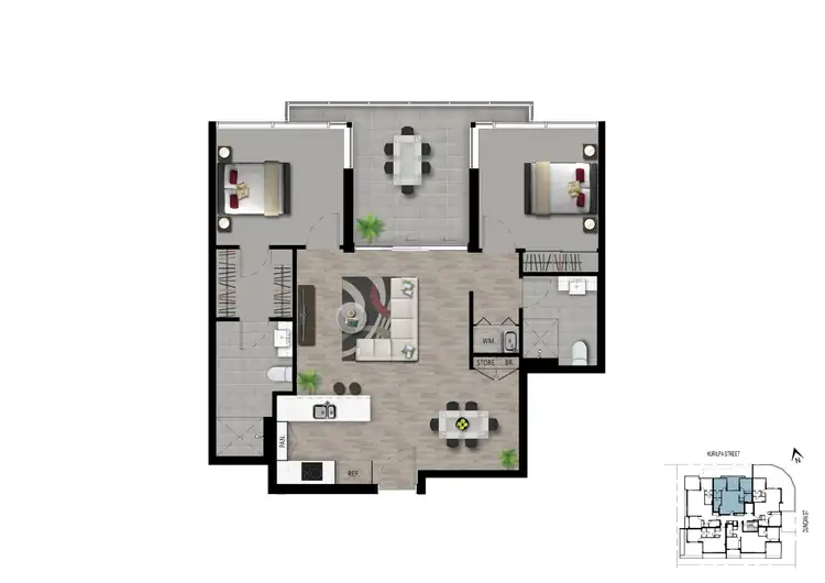Floorplan of Homely unit listing, ID:21156719/15 Duncan Street, West End QLD 4101