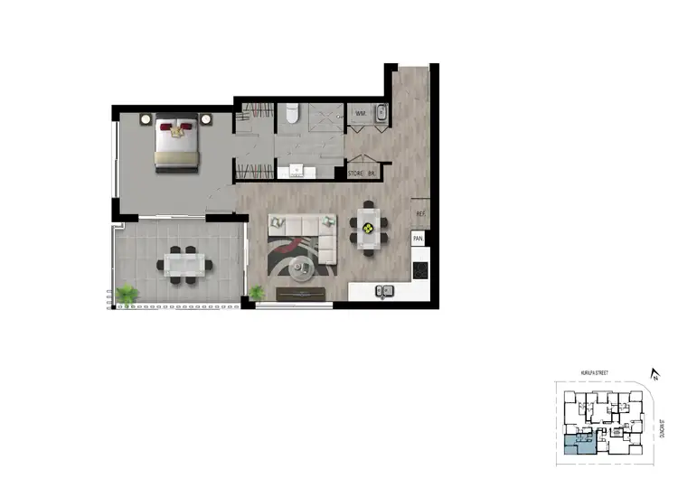 Floorplan of Homely unit listing, ID:21156720/15 Duncan Street, West End QLD 4101