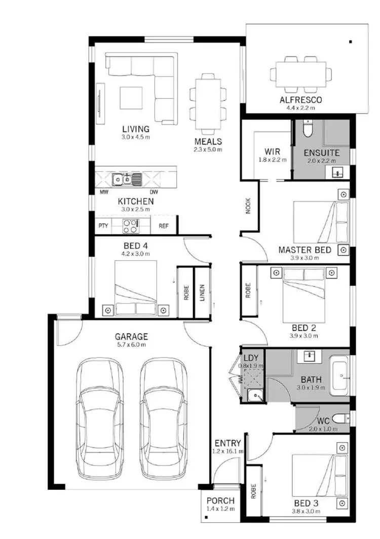 Floorplan of Homely house listing, 21 Kashmir Circuit, Greenbank QLD 4124