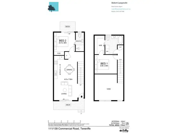Floorplan of Homely apartment listing, ID:21156293/139 Commercial Road, Teneriffe QLD 4005