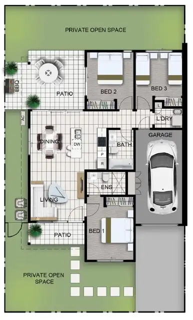 Floorplan of Homely townhouse listing, ID:21157433/10 Crayfish Street, Mountain Creek QLD 4557