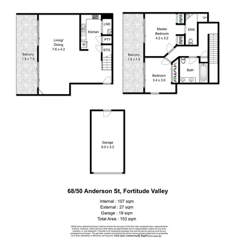 Floorplan of Homely unit listing, ID:21157740/50 Anderson Street, Fortitude Valley QLD 4006