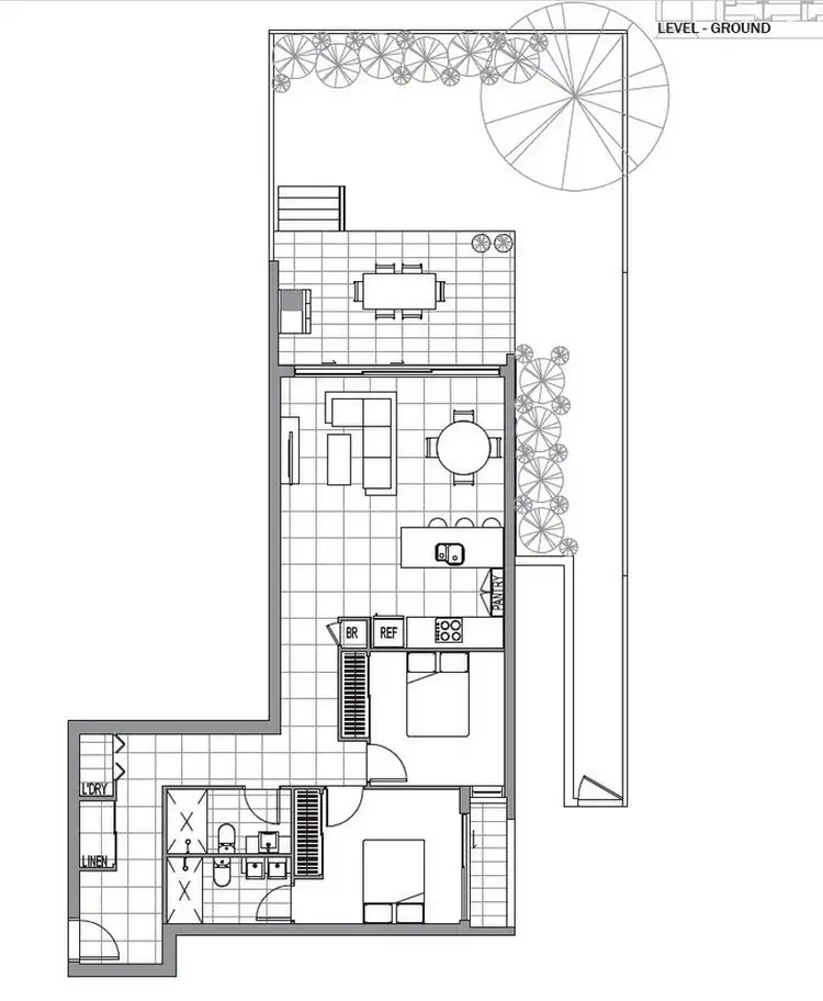Floorplan of Homely unit listing, ID:21157763/25 Onslow Street, Ascot QLD 4007