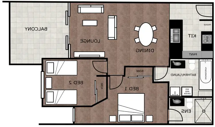 Floorplan of Homely unit listing, ID:21157736/9-11 Manning Street, South Brisbane QLD 4101