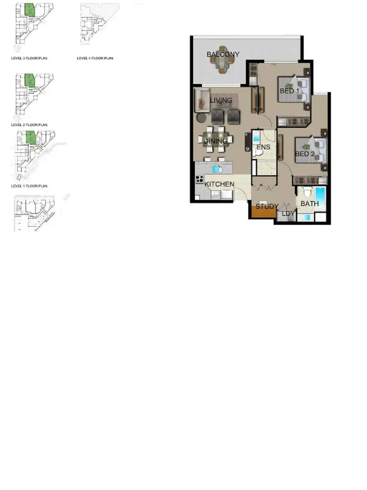 Floorplan of Homely apartment listing, ID:21157887/14 Montrose Road, Taringa QLD 4068