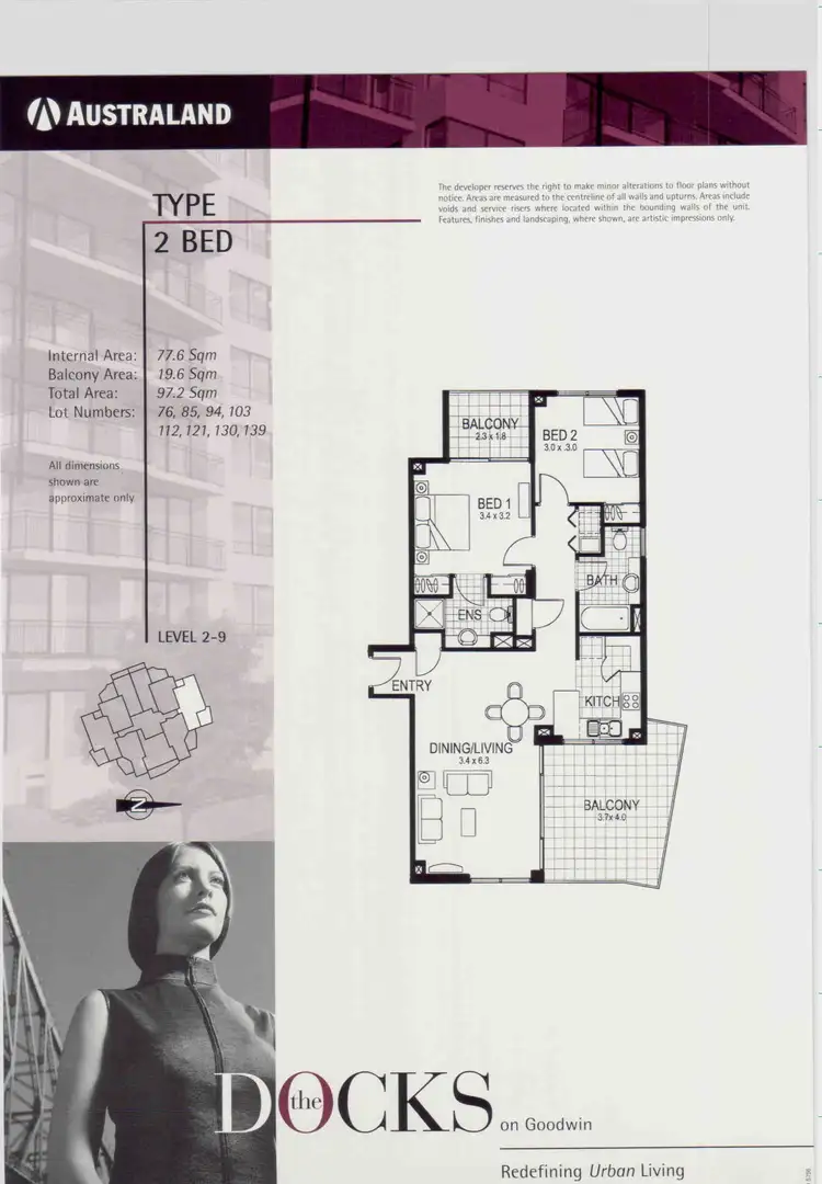 Floorplan of Homely apartment listing, ID:21157979/15 Goodwin Street, Kangaroo Point QLD 4169