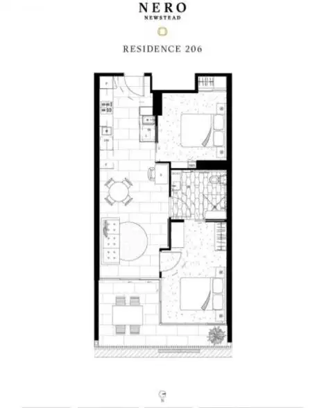 Floorplan of Homely apartment listing, ID:21158153/71 Doggett Street, Newstead QLD 4006
