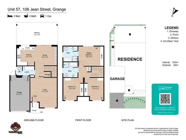 Floorplan of Homely townhouse listing, Address available on request