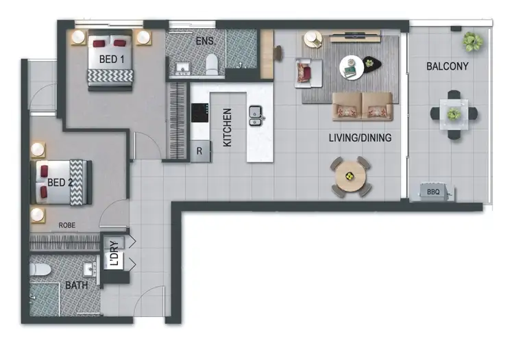 Floorplan of Homely apartment listing, ID:21159044/616 Main Street, Kangaroo Point QLD 4169