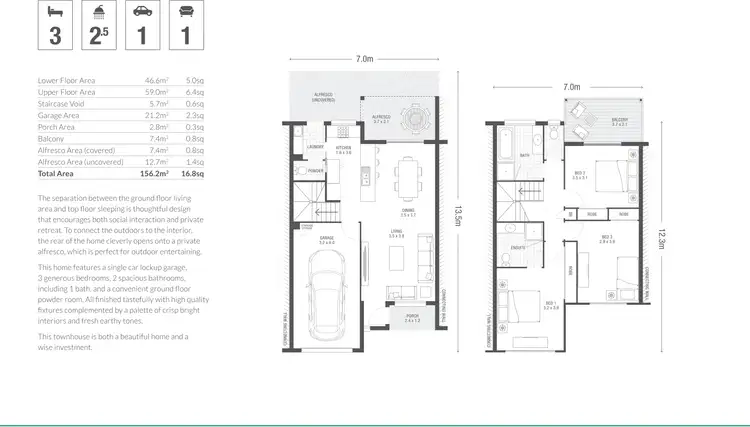 Floorplan of Homely townhouse listing, ID:21160185/79 Cartwright Street, Taigum QLD 4018