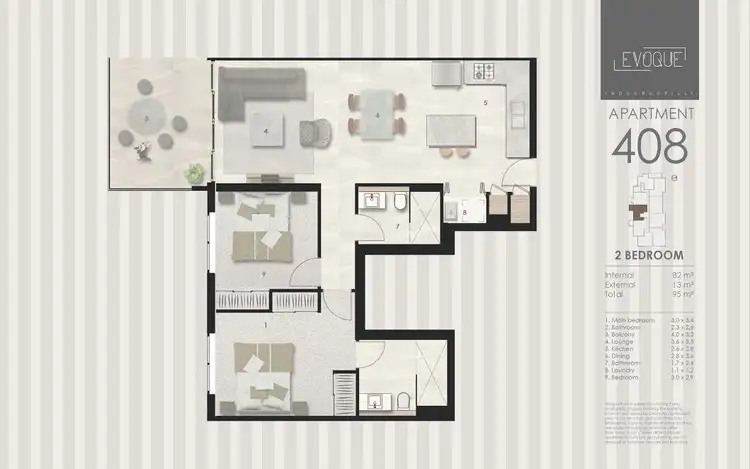 Floorplan of Homely apartment listing, ID:21160676/191 Clarence Road, Indooroopilly QLD 4068